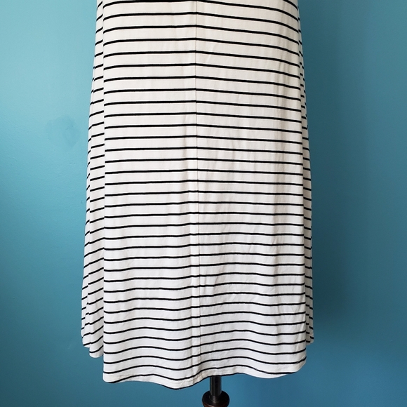 American Eagle Striped Open Back Swing Dress - Picture 10 of 12